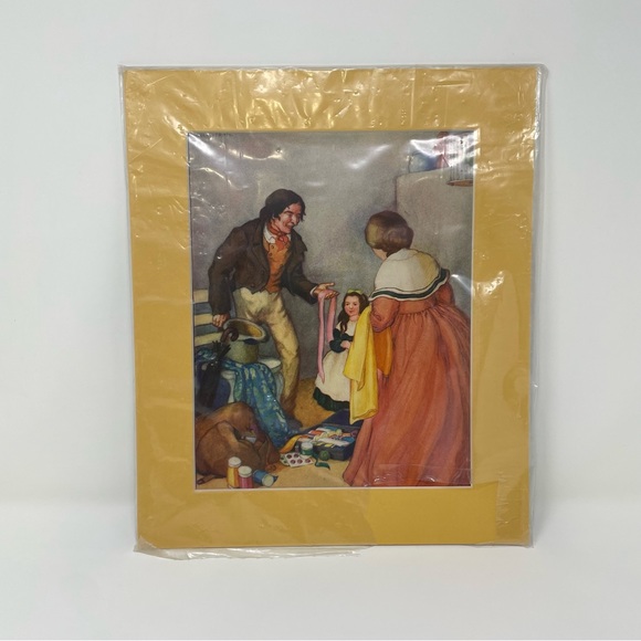 Vintage Illustration Artwork Wall Decor "The Peddler Man" from on the road to ma - Picture 1 of 11